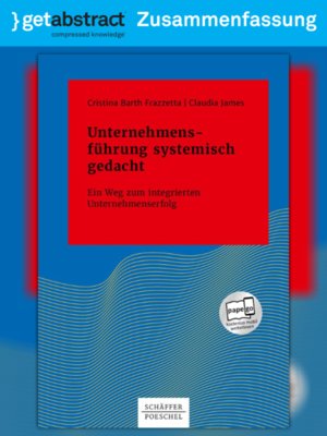 cover image of Unternehmensführung systemisch gedacht (Zusammenfassung)